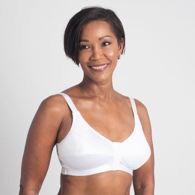 Contemporary Perma-Form® Bra Front & Back Hook - Style 331-32-White-A-Bilateral